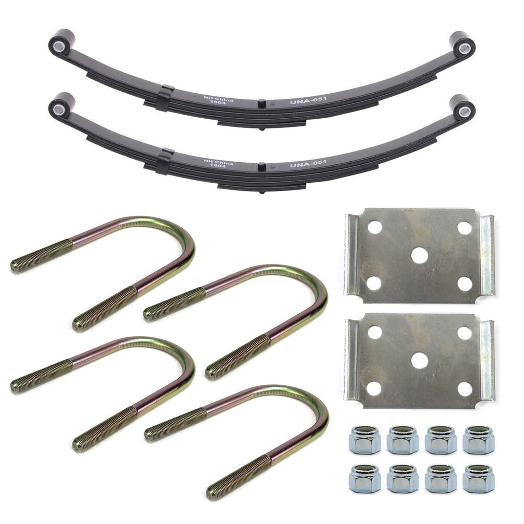 Ensemble de ressorts 4K à 2 yeux 4L 26" x 1 3/4" pour tube 3" avec quinc. - RecreaShop