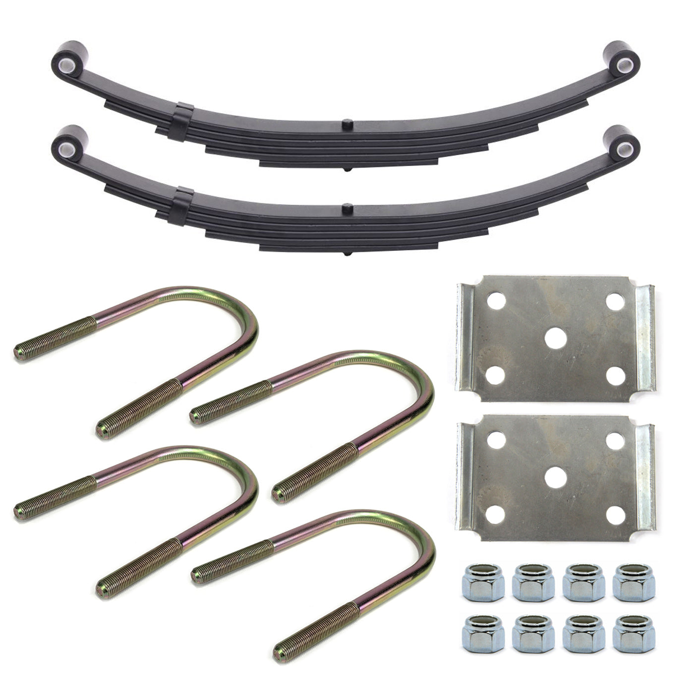 Ensemble de ressorts 5K à 2 yeux 5L 26" x 1 3/4" pour tube 3" avec quinc. - RecreaShop