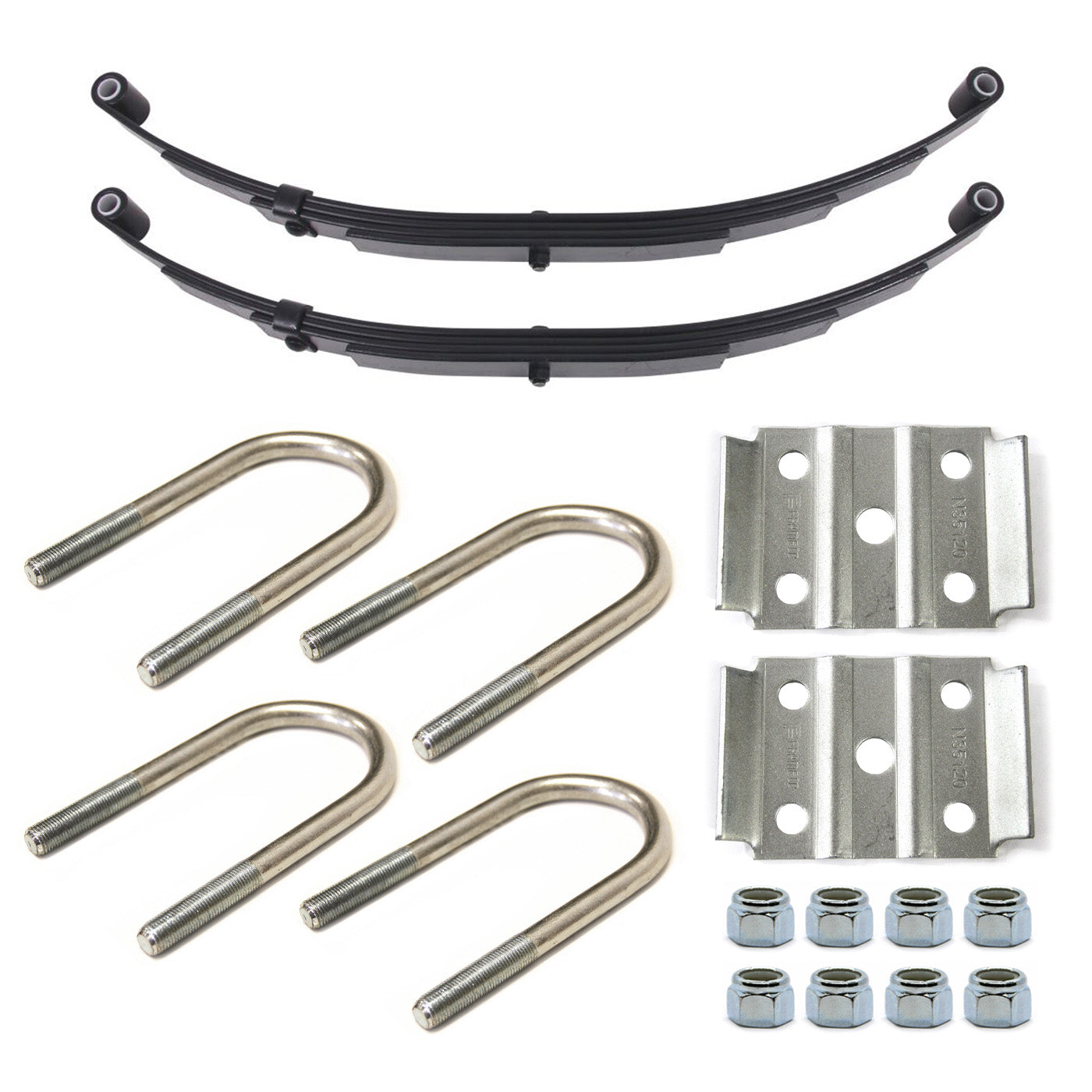 Ensemble de ressorts 2K à 2 yeux 4L 26" x 1 3/4" pour tube 2 3/8" avec quinc. - RecreaShop