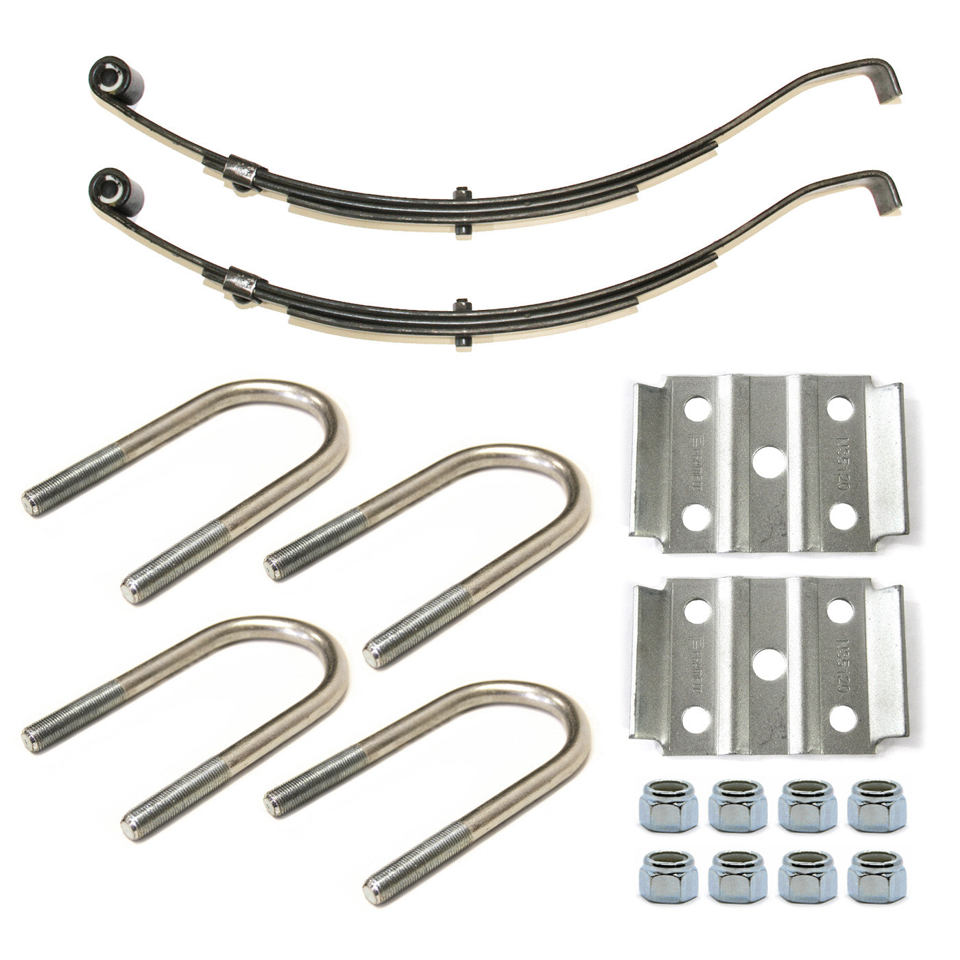Ensemble de ressorts 2,2K à glissière 3L 24 1/2" x 1 3/4" pour tube 2 3/8" avec quinc. - RecreaShop