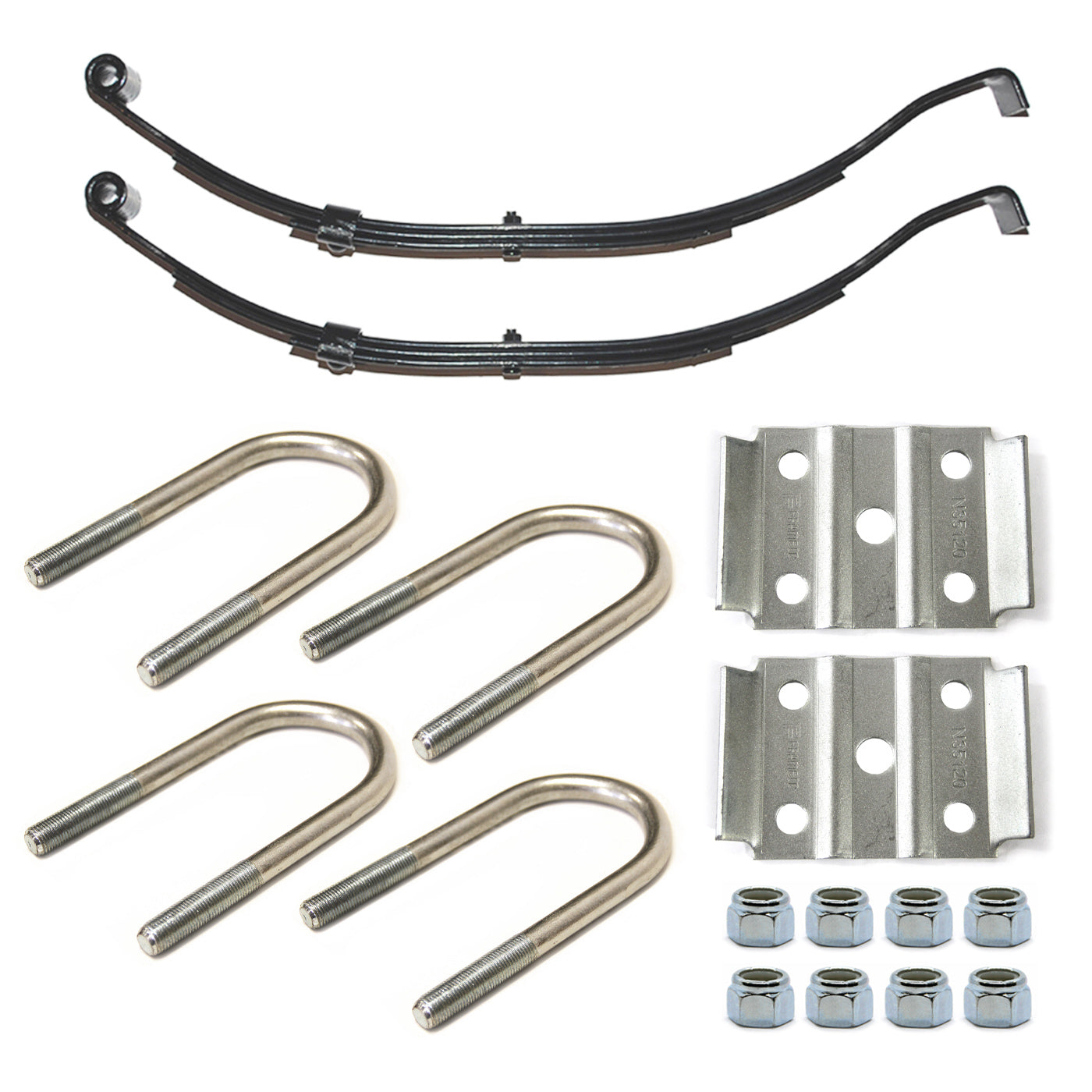 Ensemble de ressorts 1,6K à glissière 3L 24 1/2" x 1 3/4" pour tube 2 3/8" avec quinc. - RecreaShop