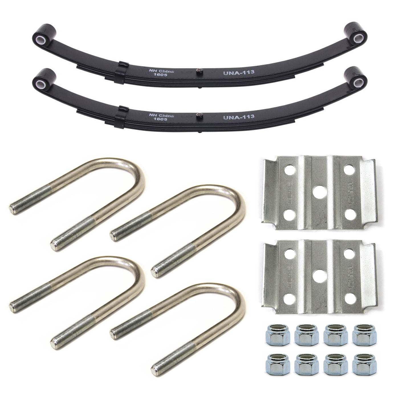 Ensemble de ressorts 2K à 2 yeux 3L 23 1/2" x 1 3/4" pour tube 2 3/8" avec quinc. - RecreaShop