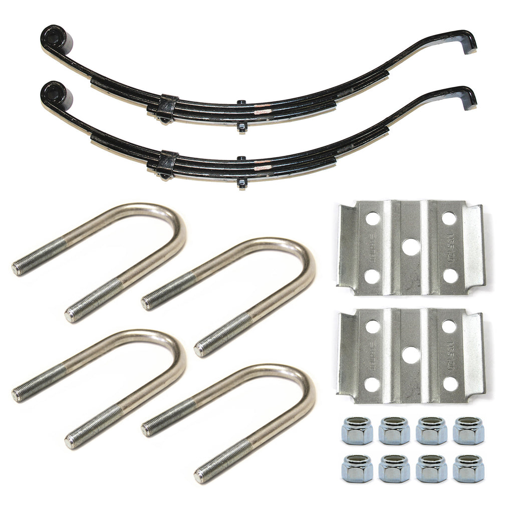 Ensemble de ressorts 3,4K à glissière 3L 24 1/2" x 1 3/4" pour tube 2 3/8" avec quinc. - RecreaShop
