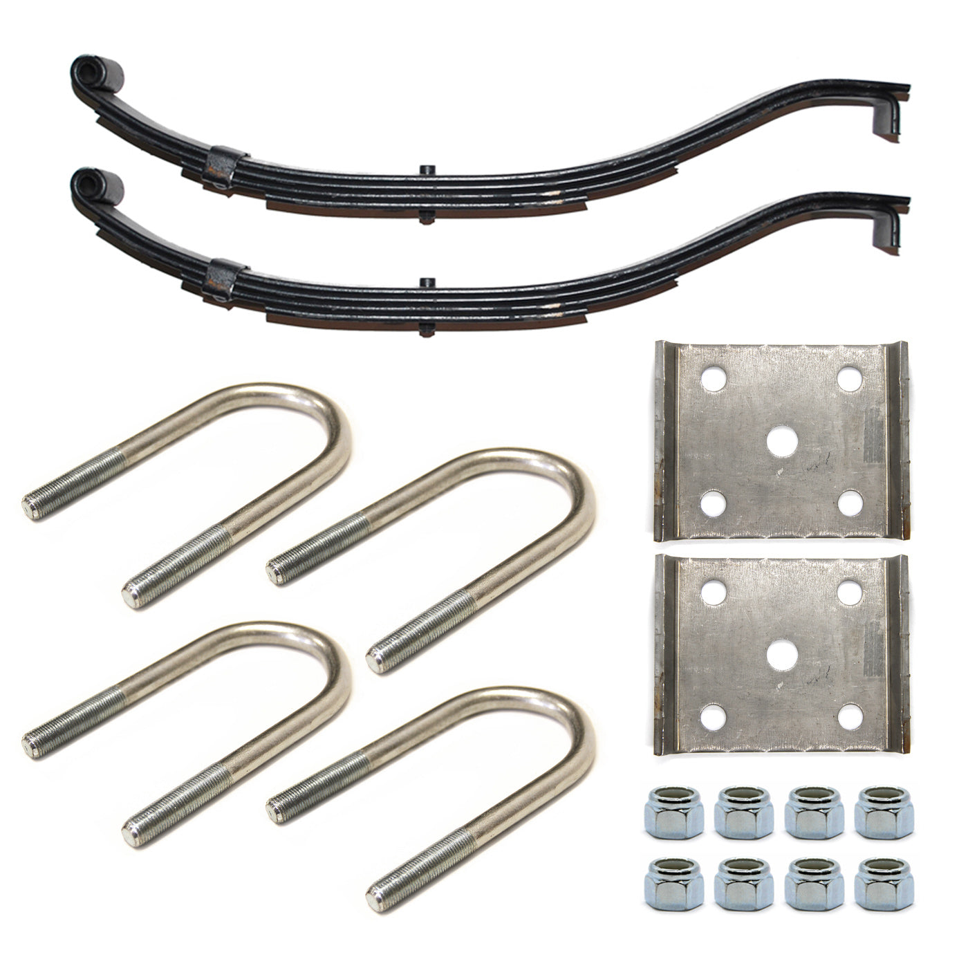 Ensemble de ressorts 3,5K à glissière 4L 26 1/4" x 2" pour tube 2 3/8" avec quinc. - RecreaShop