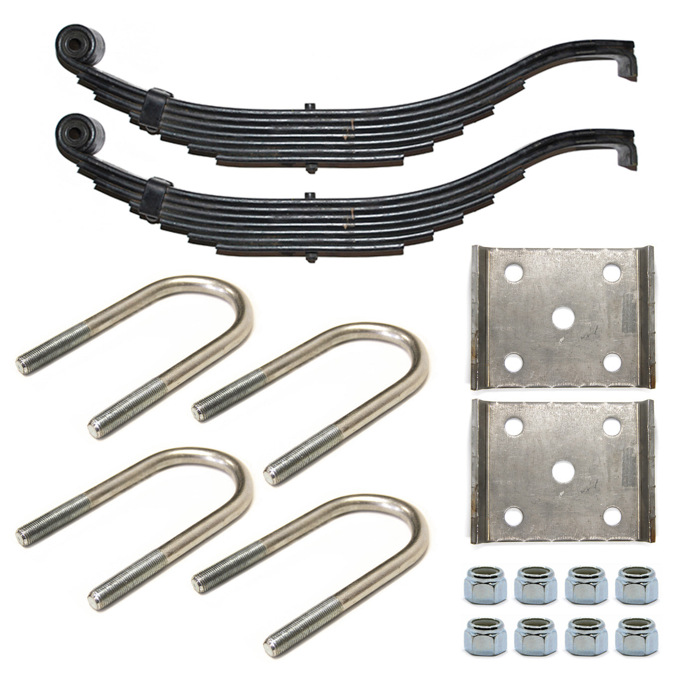 Ensemble de ressorts 8K à glissière 7L 25 1/2" x 2" pour tube 2 3/8" avec quinc. - RecreaShop