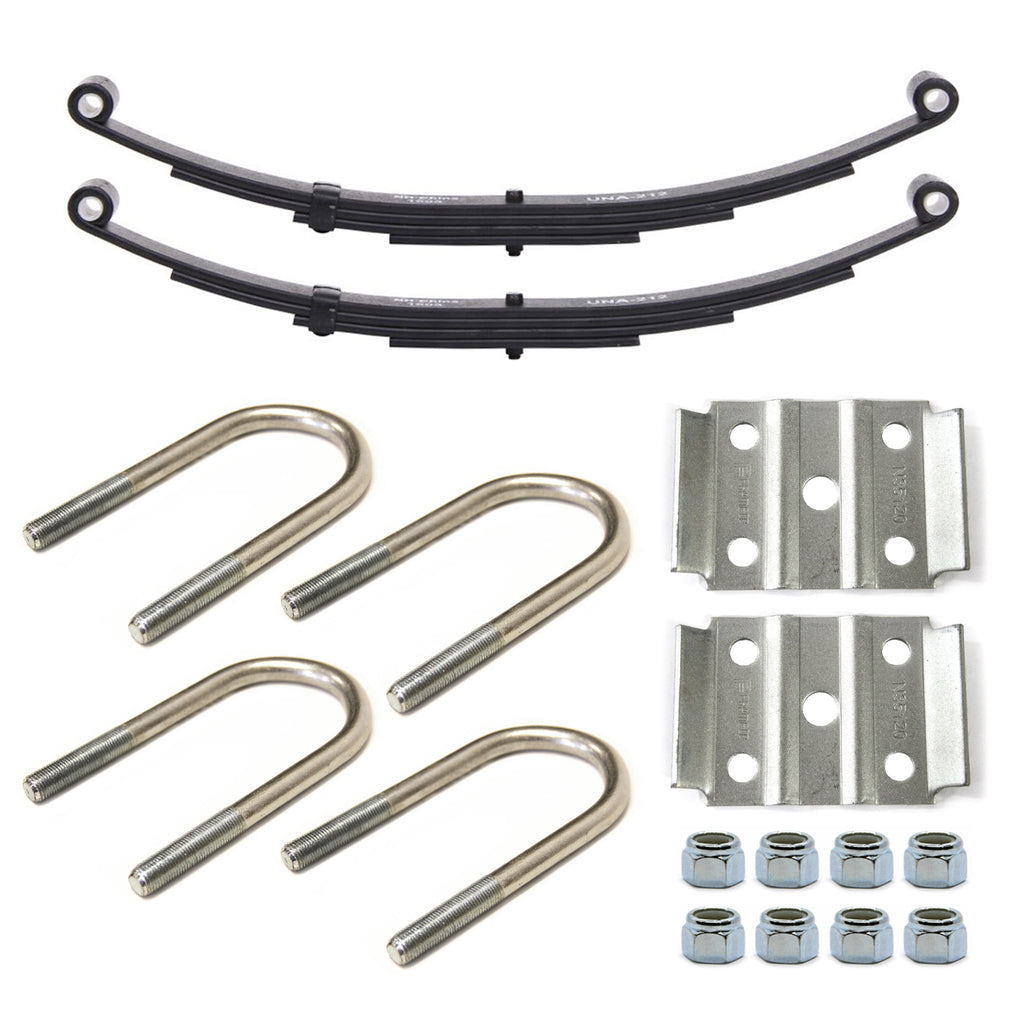 Ensemble de ressorts 3,6K à 2 yeux 4L 25 1/4" x 1 3/4" pour tube 2 3/8" avec quinc. - RecreaShop
