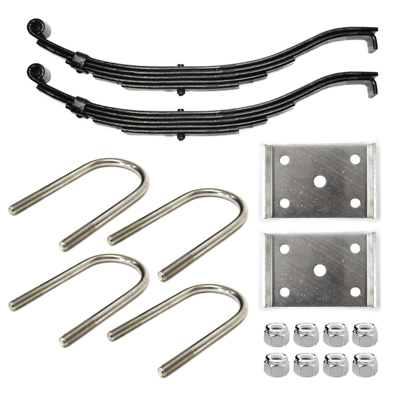 Ensemble de ressorts 7K à glissière 5L 25 1/2" x 2" pour tube 3 1/2" avec quinc. - RecreaShop