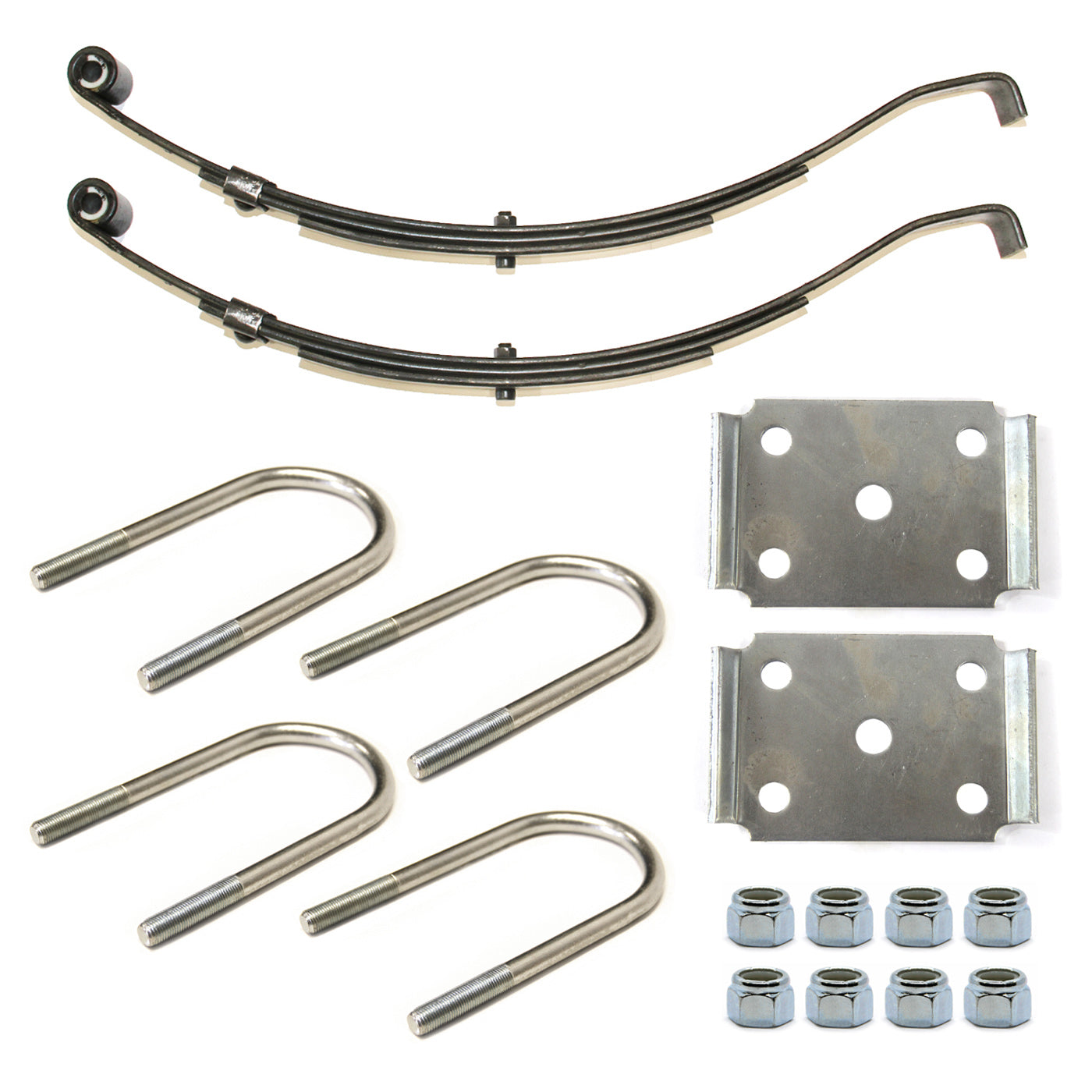Ensemble de ressorts 2,2K à glissière 3L 24 1/2" x 1 3/4" pour tube 3" avec quinc. - RecreaShop