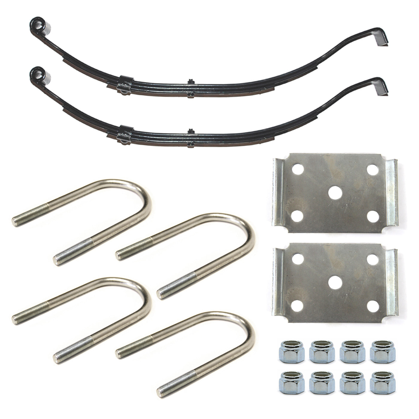 Ensemble de ressorts 1,6K à glissière 3L 24 1/2" x 1 3/4" pour tube 3" avec quinc. - RecreaShop