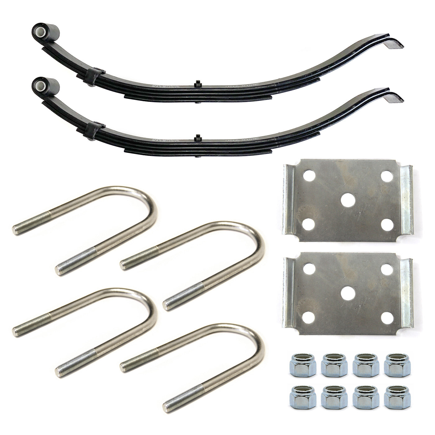 Ensemble de ressorts 2,1K à glissière 4L 24 1/2" x 1 3/4" pour tube 3" avec quinc. - RecreaShop