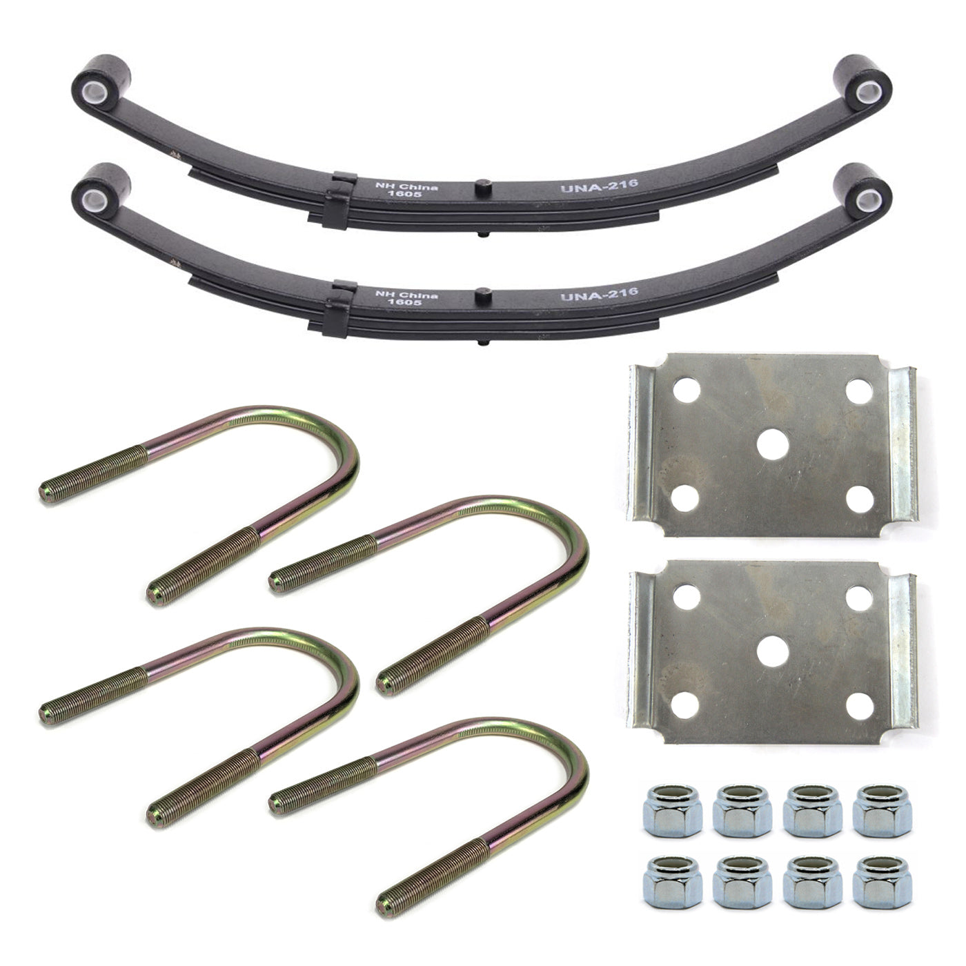 Ensemble de ressorts 3,5K à 2 yeux 3L 23 1/8" x 1 3/4" pour tube 3" avec quinc. - RecreaShop
