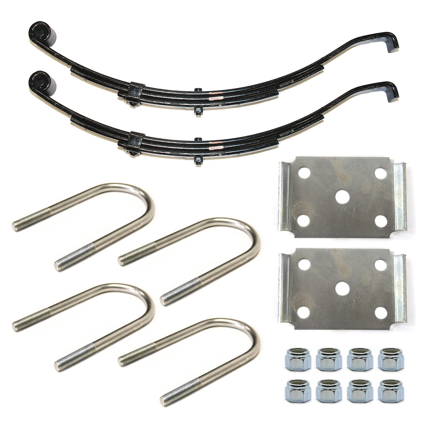 Ensemble de ressorts 3,4K à glissière 3L 24 1/2" x 1 3/4" pour tube 3" avec quinc. - RecreaShop