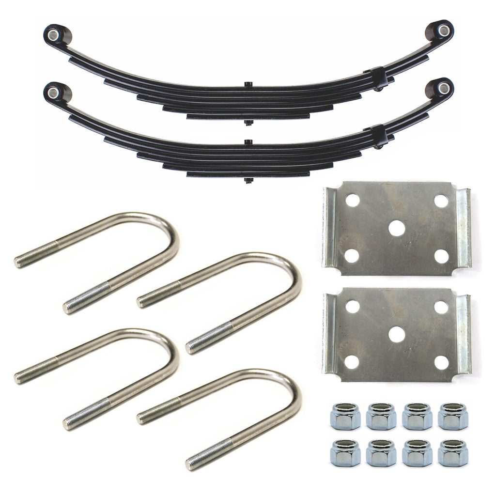 Ensemble de ressorts 6,7K à 2 yeux 6L 25 1/4" x 1 3/4" pour tube 3" avec quinc. - RecreaShop