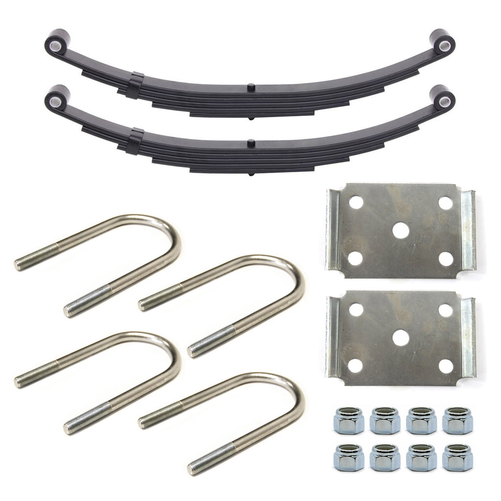 Ensemble de ressorts 5K à 2 yeux 5L 26" x 1 3/4" pour tube 3" avec quinc. - RecreaShop