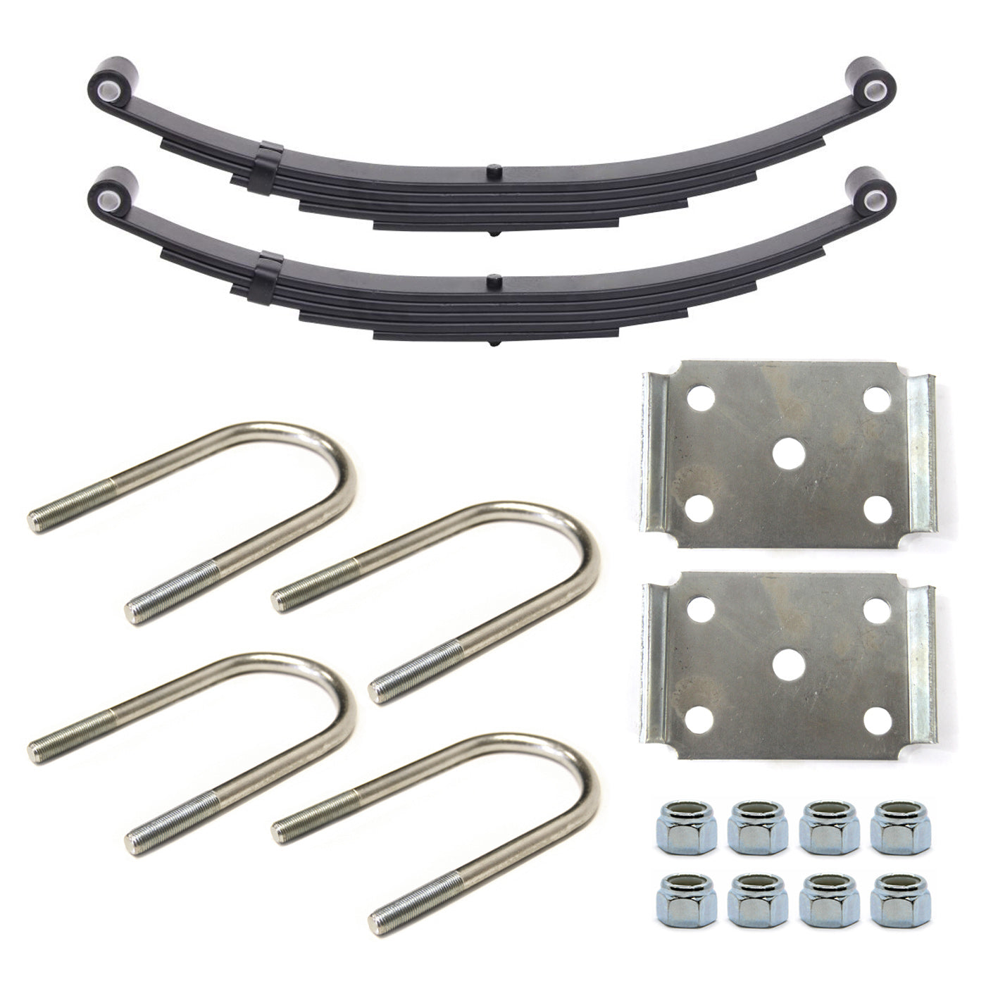 Ensemble de ressorts 5K à 2 yeux 5L 26" x 1 3/4" pour tube 3" avec quinc. - RecreaShop