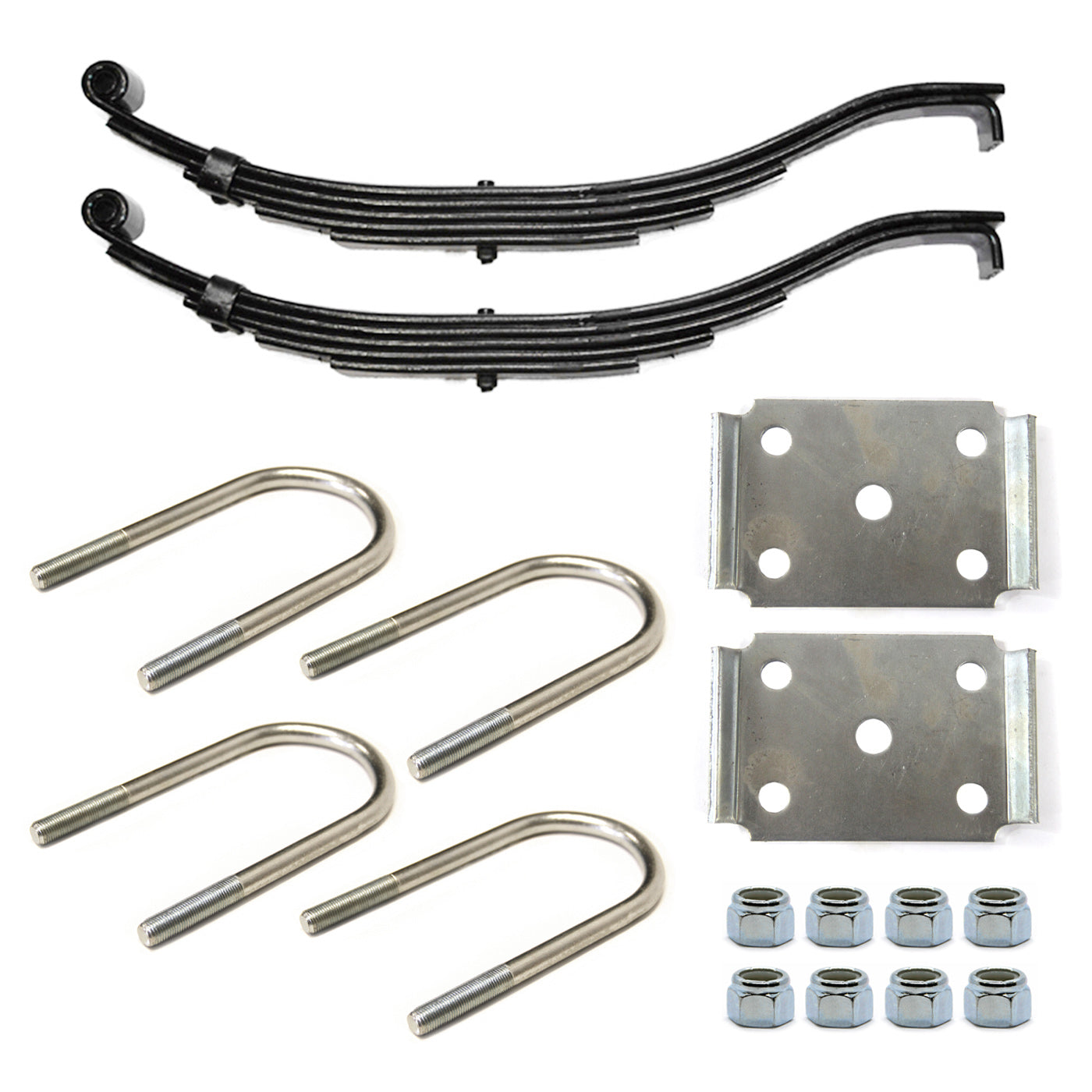 Ensemble de ressorts 7K à glissière 5L 25 1/2" x 2" pour tube 3" avec quinc. - RecreaShop