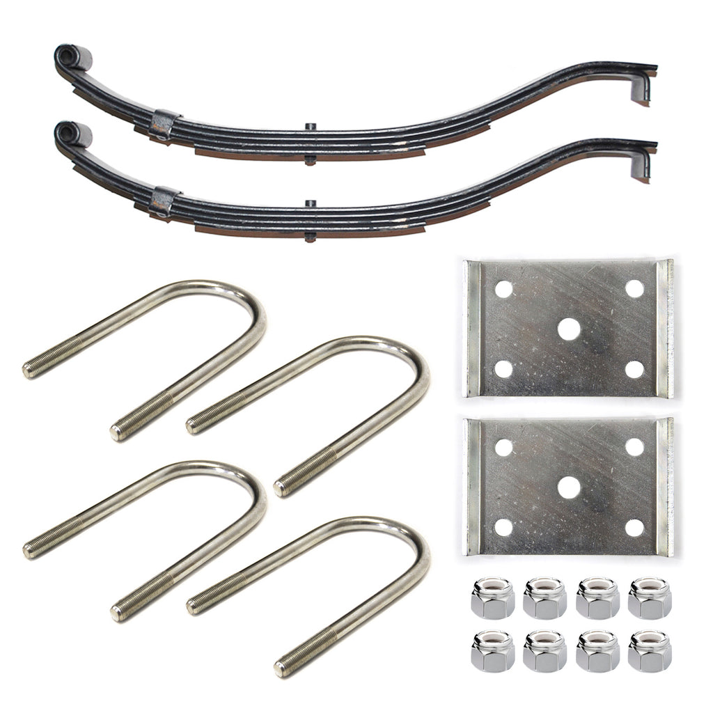 Ensemble de ressorts 3,5K à glissière 4L 26 1/4" x 2" pour tube 3 1/2" avec quinc. - RecreaShop