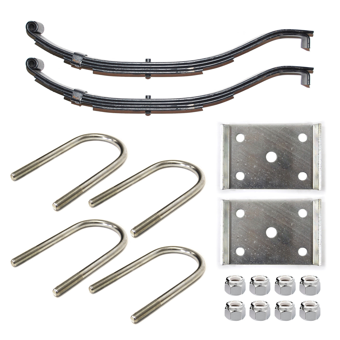 Ensemble de ressorts 3,5K à glissière 4L 26 1/4" x 2" pour tube 3 1/2" avec quinc. - RecreaShop