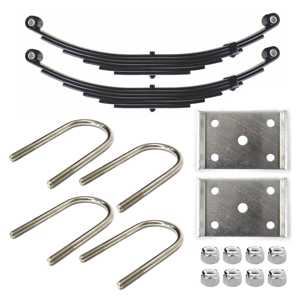 Ensemble de ressorts 6,7K à 2 yeux 6L 25 1/4" x 1 3/4" pour tube 3 1/2" avec quinc. - RecreaShop