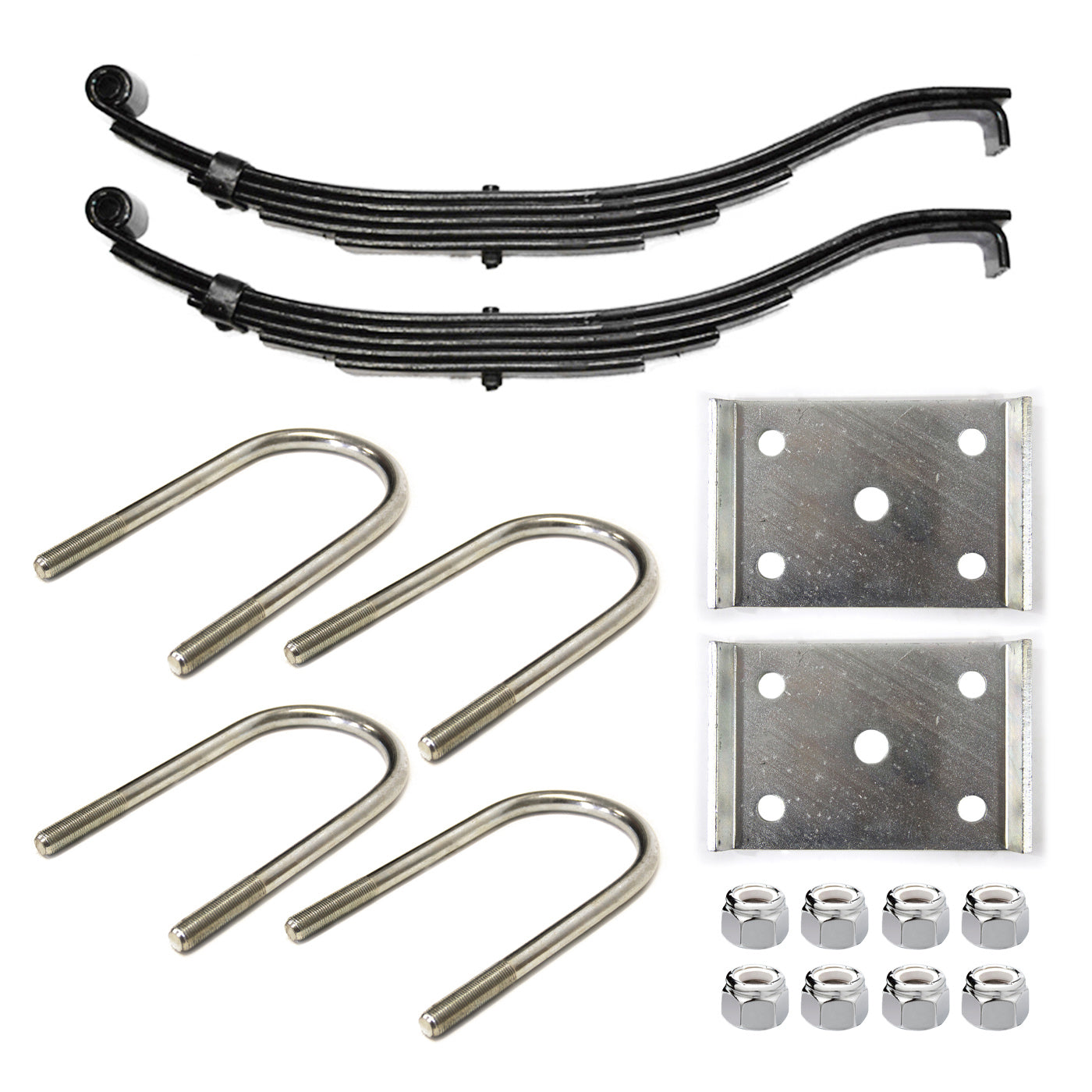 Ensemble de ressorts 7K à glissière 5L 25 1/2" x 2" pour tube 3 1/2" avec quinc. - RecreaShop