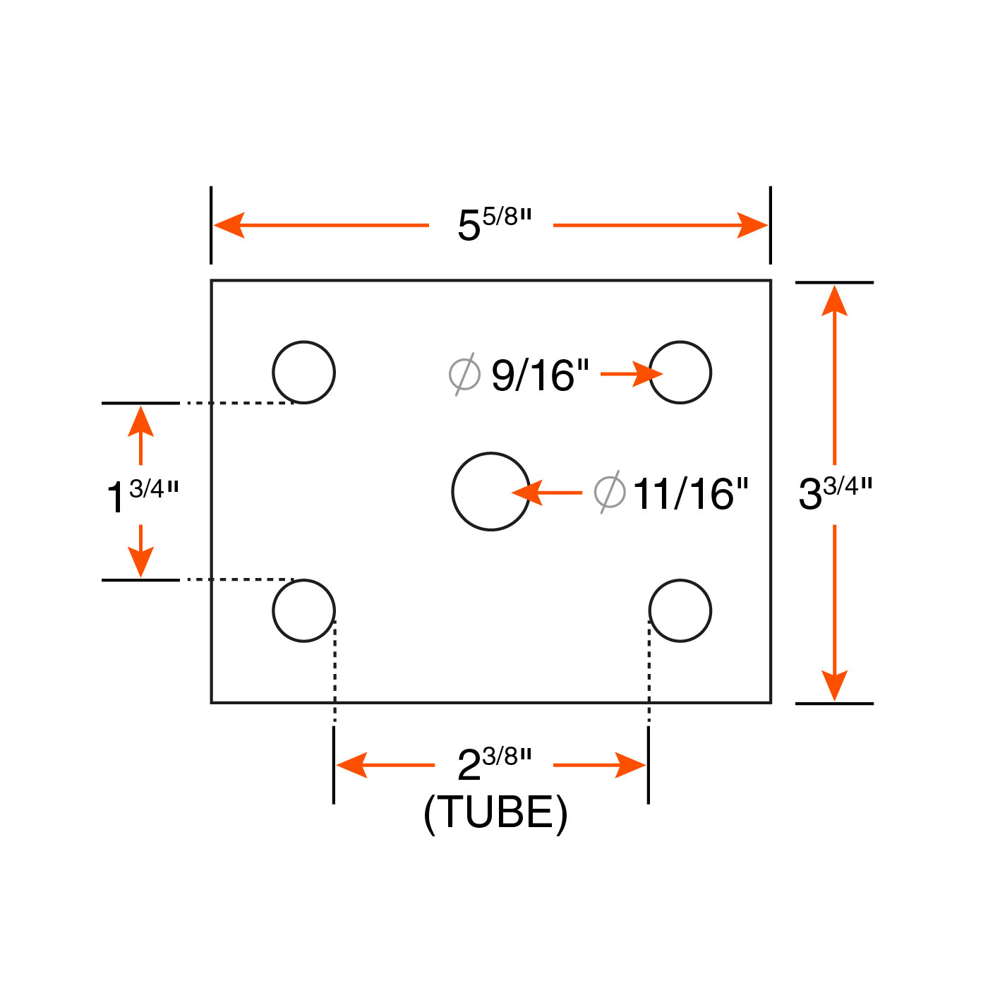 Ensemble de ressorts 3,4K à glissière 3L 24 1/2" x 1 3/4" pour tube 2 3/8" avec quinc. - RecreaShop