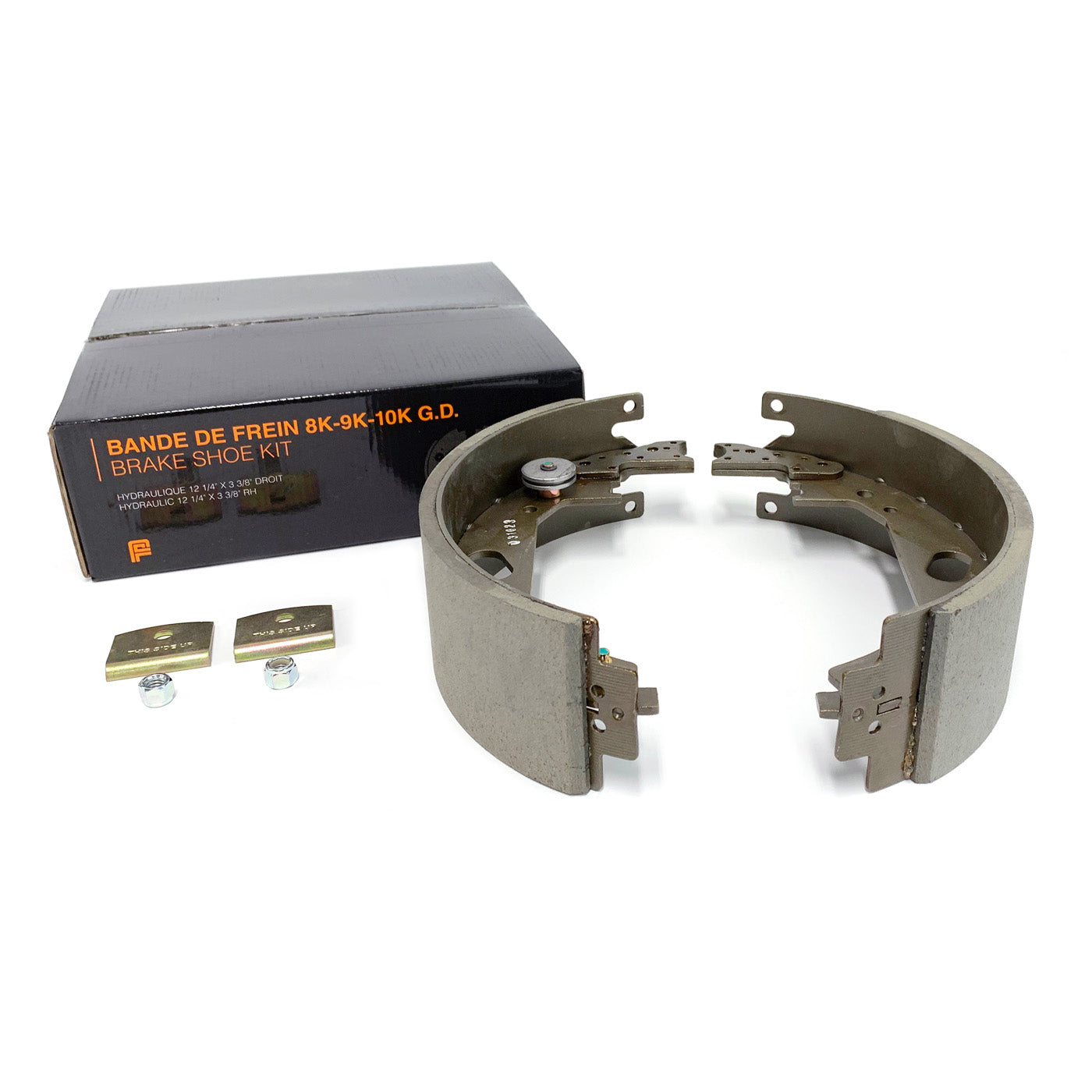 Bande de frein hydraulique 12 1/4" x 3 3/8" 8K-9K-10K GD droit (en boîte) FRAMECO - RecreaShop