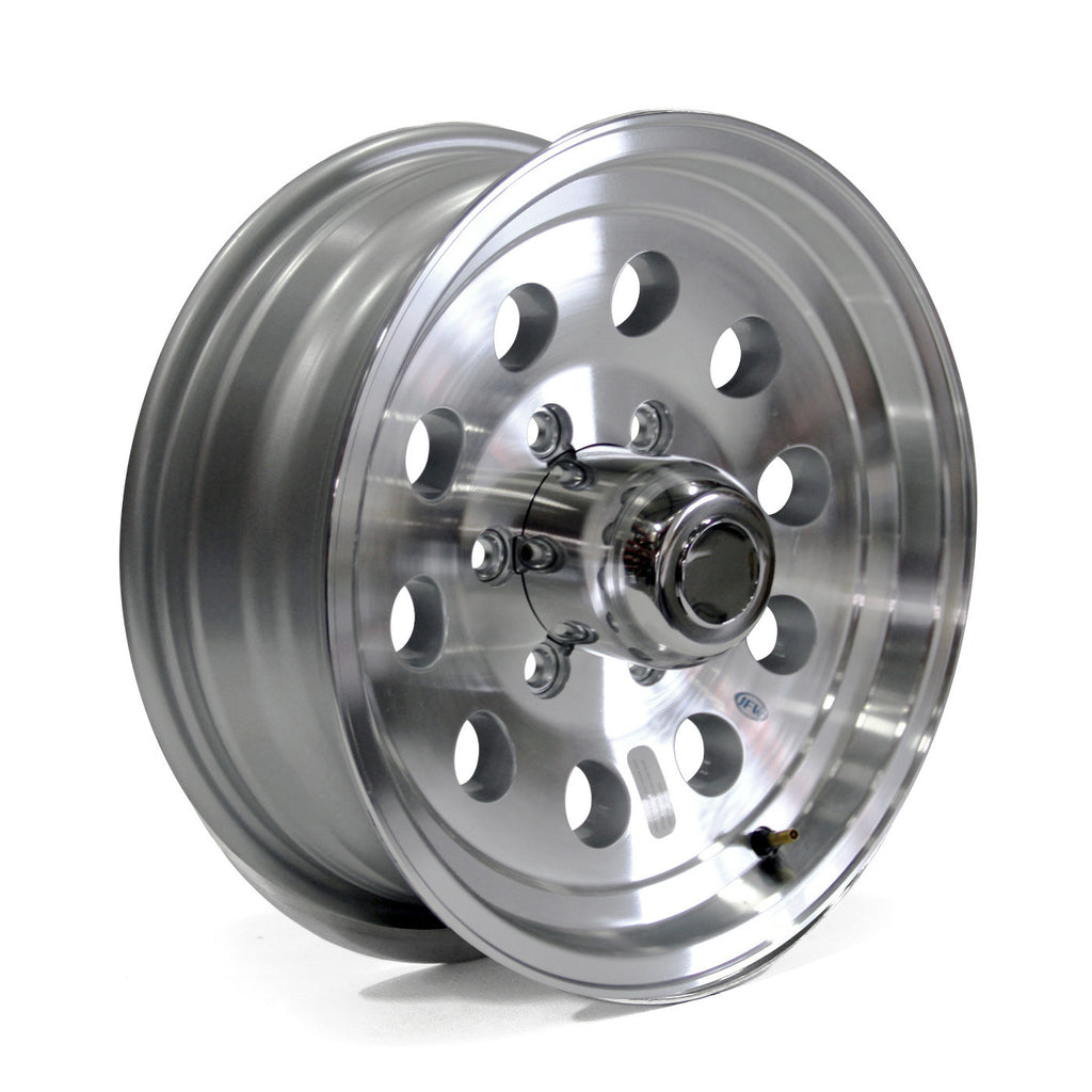 Jante 16" x 6" 6 trous 3200 lbs aluminium modulaire et centre de roue - RecreaShop