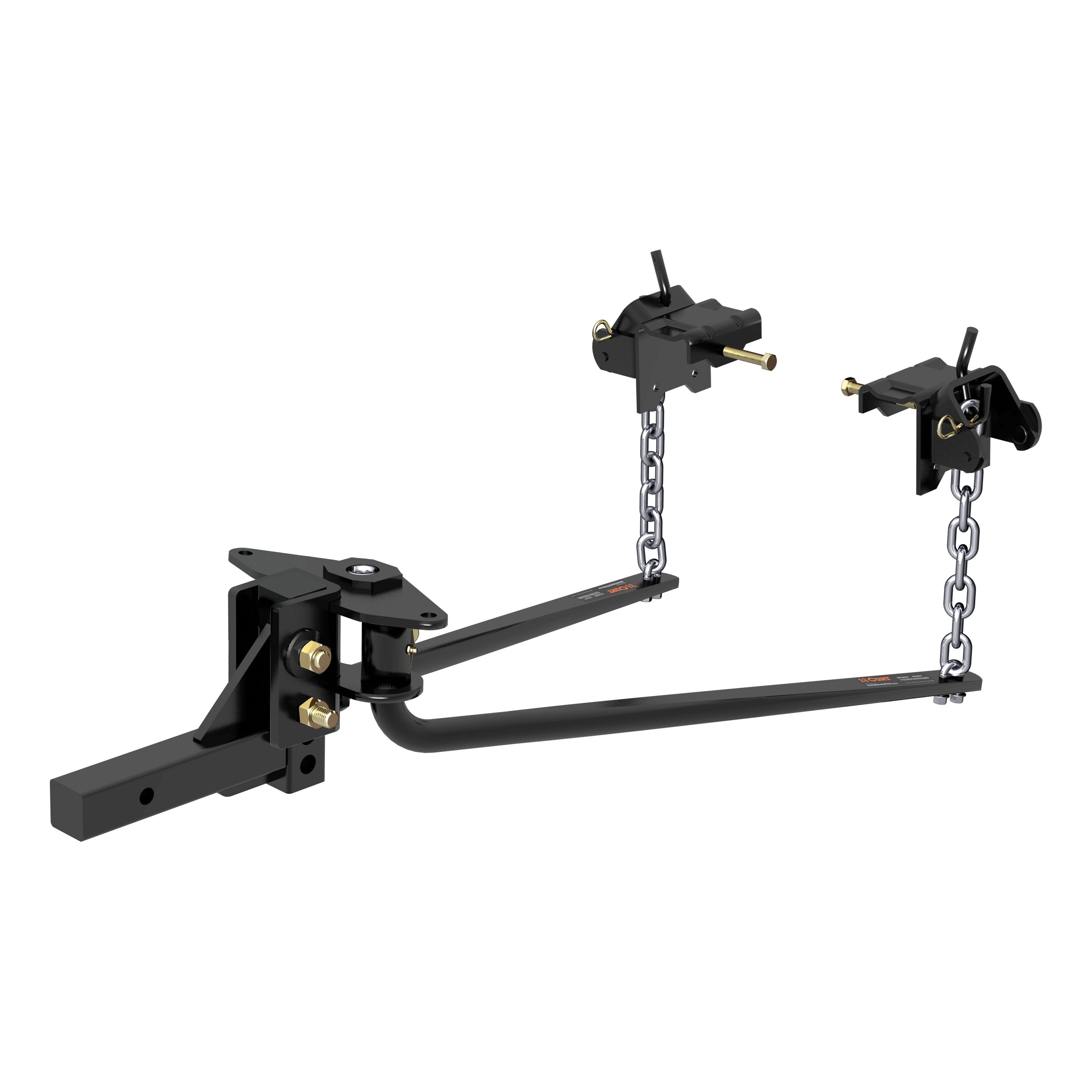 Round Bar Weight Distribution Hitch with Integrated Lubrication (8-10K) - Récréashop