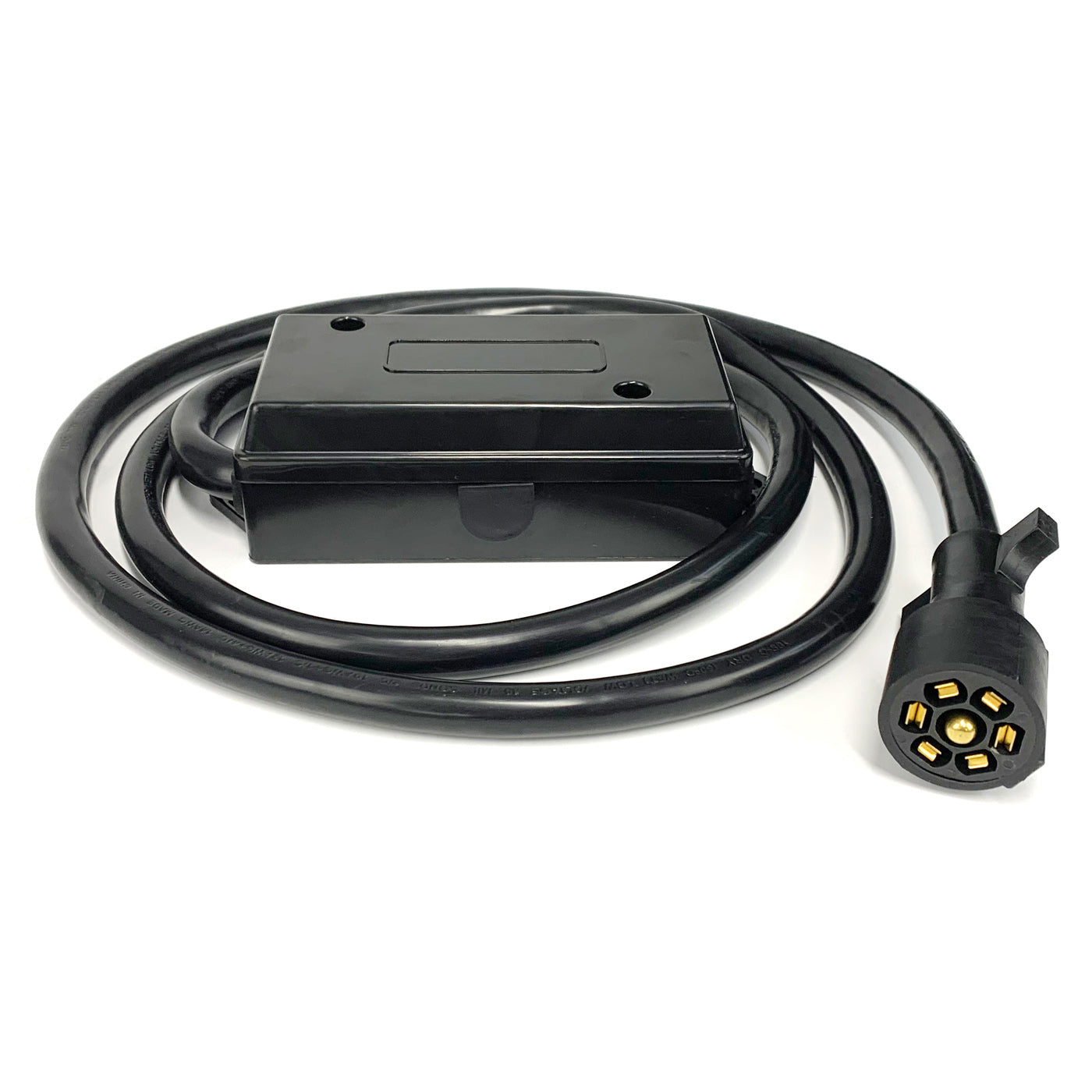 Connecteur 7 brins 2/10 GA, 1/12 GA et 4/14 GA, fil 8' HD (remorque) et boîte de jonction 7 pôles SMARTOW - RecreaShop