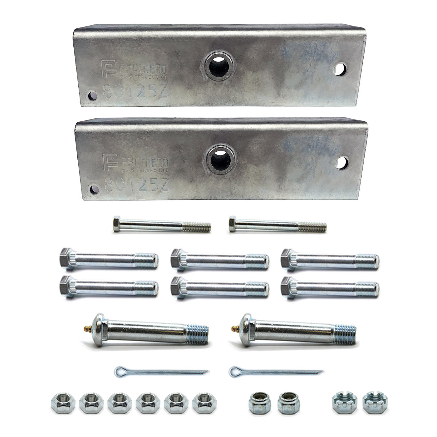 Quincaillerie double industrielle 8K écrous stover sans main d'attache - RecreaShop