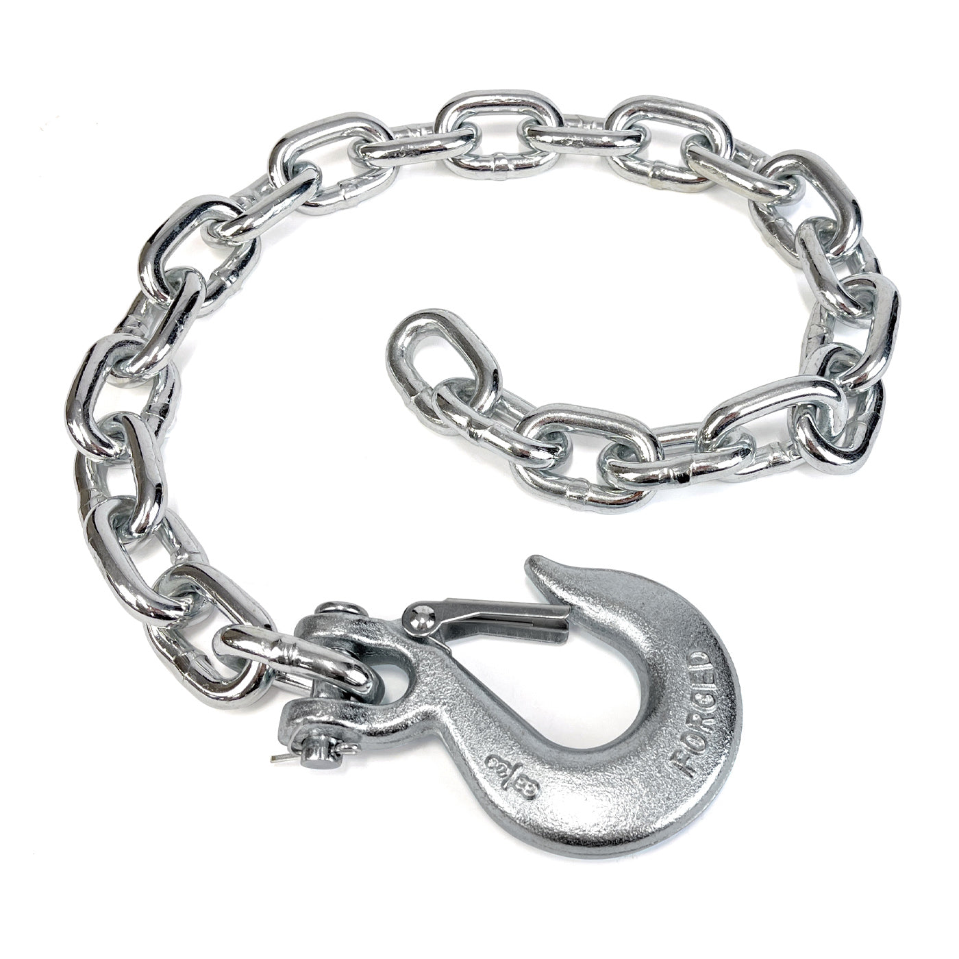 Chaîne de sécurité 3/8" x 35" 1 crochet à loquet 16,2K RAM - RecreaShop