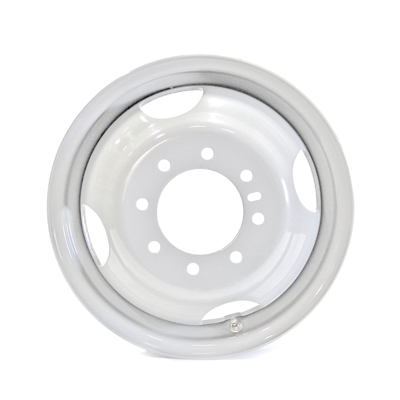 Jante 16" x 6" 8 trous 3000 lbs double blanche - RecreaShop