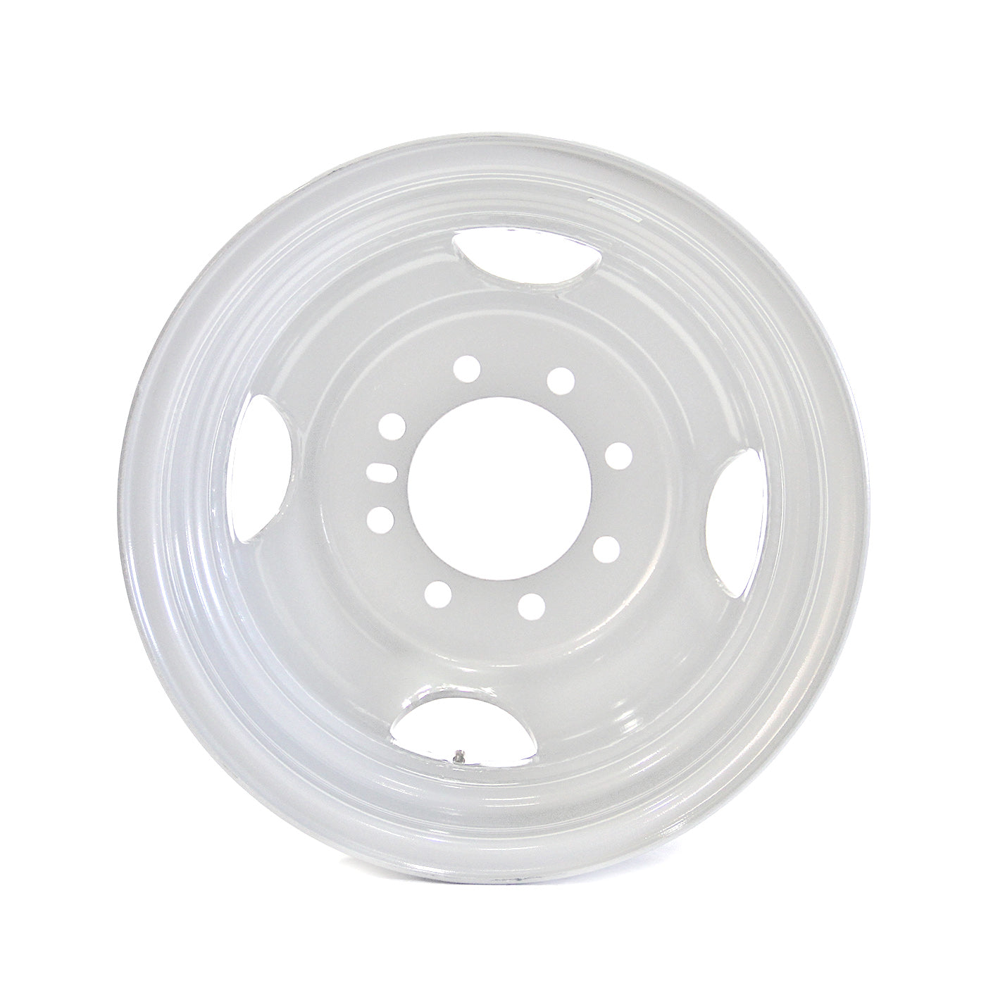 Jante 16" x 6" 8 trous 3000 lbs double blanche - RecreaShop