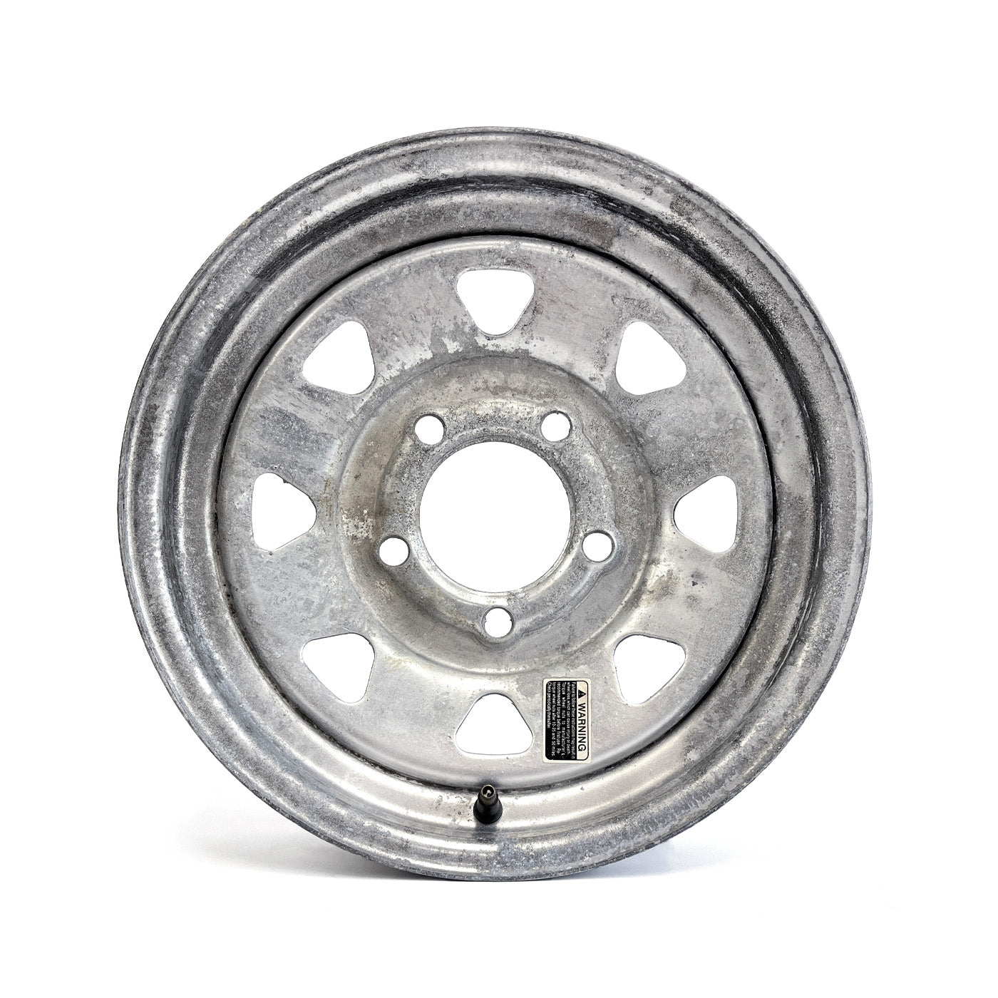 Jante 13" x 4 1/2" 5 trous 1660 lbs galvanisée (légère imperfection vente finale) - RecreaShop