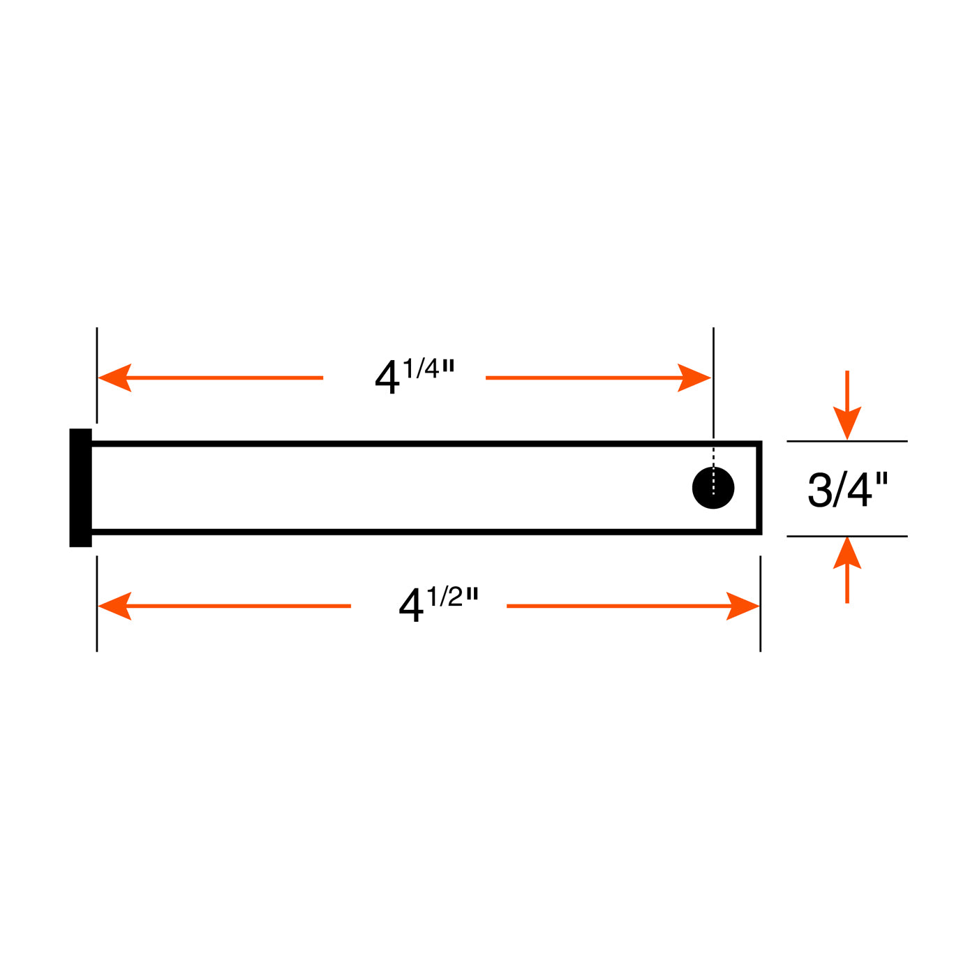 Pine 3/4" pour vérin HYJ12 - RecreaShop