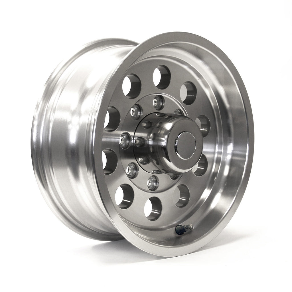 Jante 16" x 6" 8 trous 3960 lbs aluminium modulaire et centre de roue - RecreaShop
