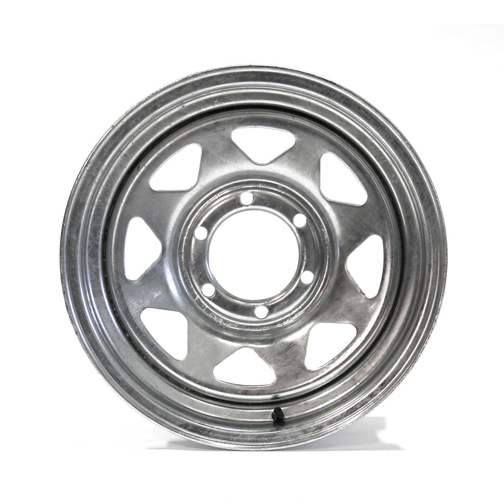 Jante 16" x 6" 6 trous 3300 lbs galvanisée - RecreaShop