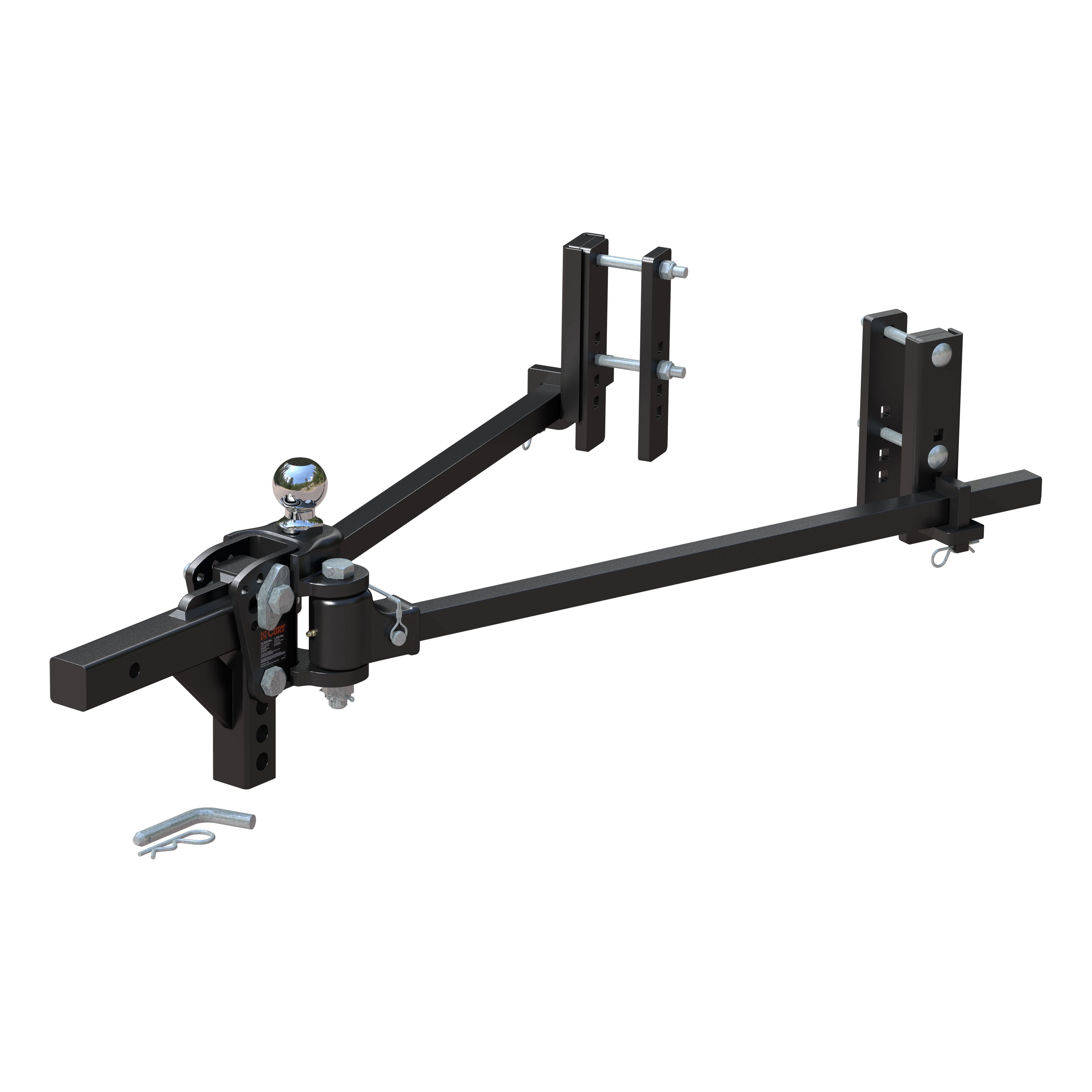 TruTrack 2P Trunnion Weight Distribution Hitch with 2x Sway Control, 8-12K - Récréashop