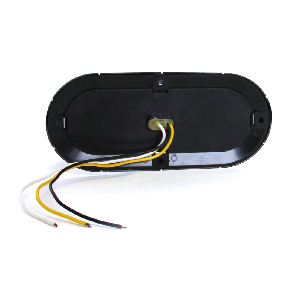 Lumière arrêt et virage 6" ovale claire 10 diodes ambres - RecreaShop