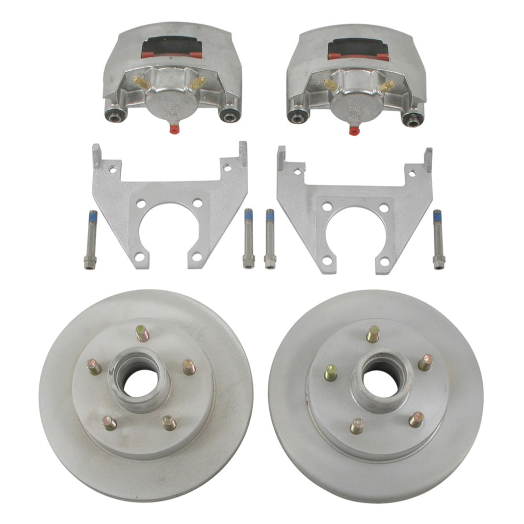 Ensemble de frein à disque/moyeu 3,5K E-coated et étrier en acier inoxydable (2) KODIAK - RecreaShop