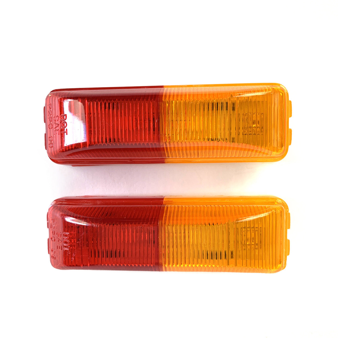 Lumière de gabarit LED 4" x 1" ambre et rouge 4 diodes sans support (2) - RecreaShop