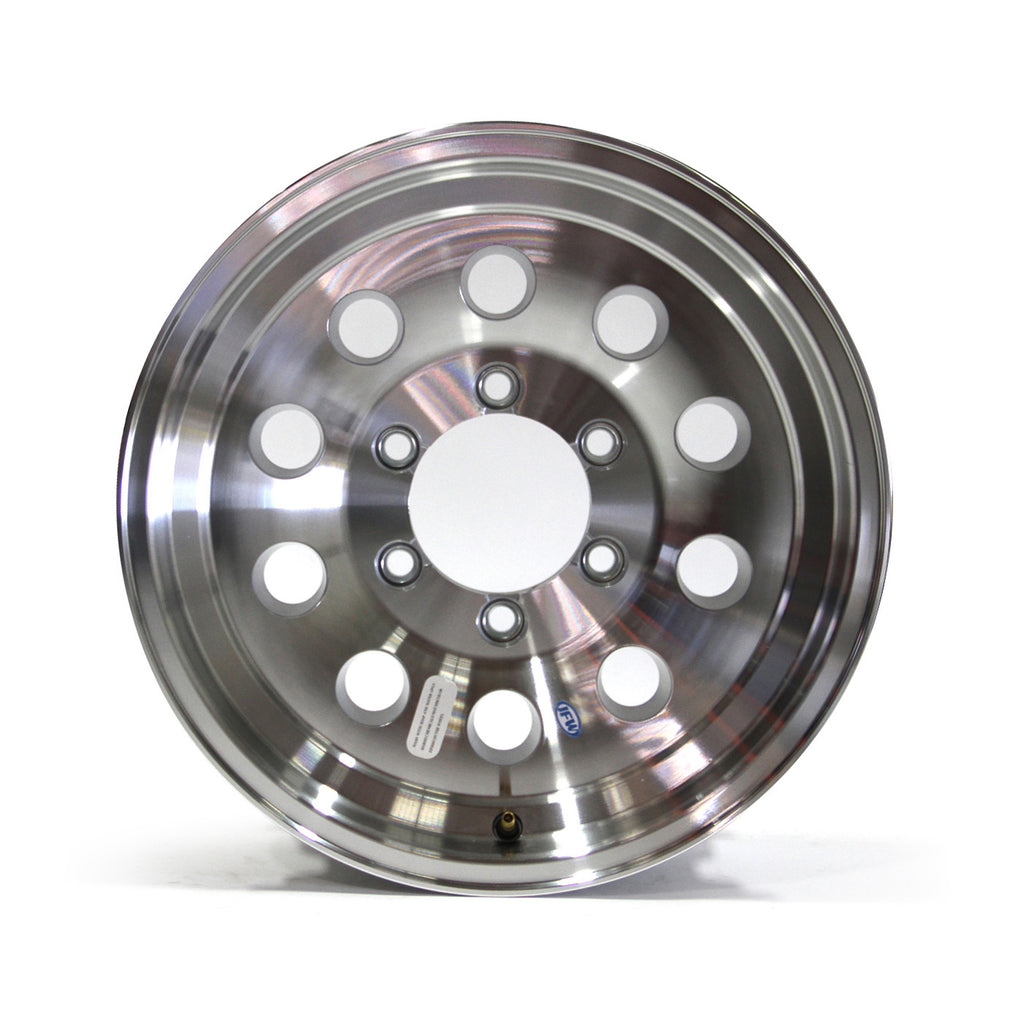 Jante 16" x 6" 6 trous 3200 lbs aluminium modulaire et centre de roue - RecreaShop