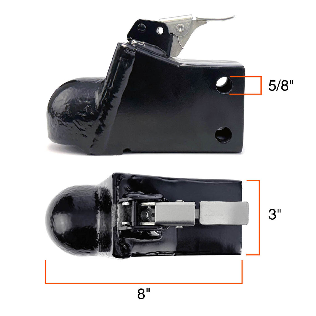 Coupleur de 2 5/16" 21K ajustable noir - RecreaShop