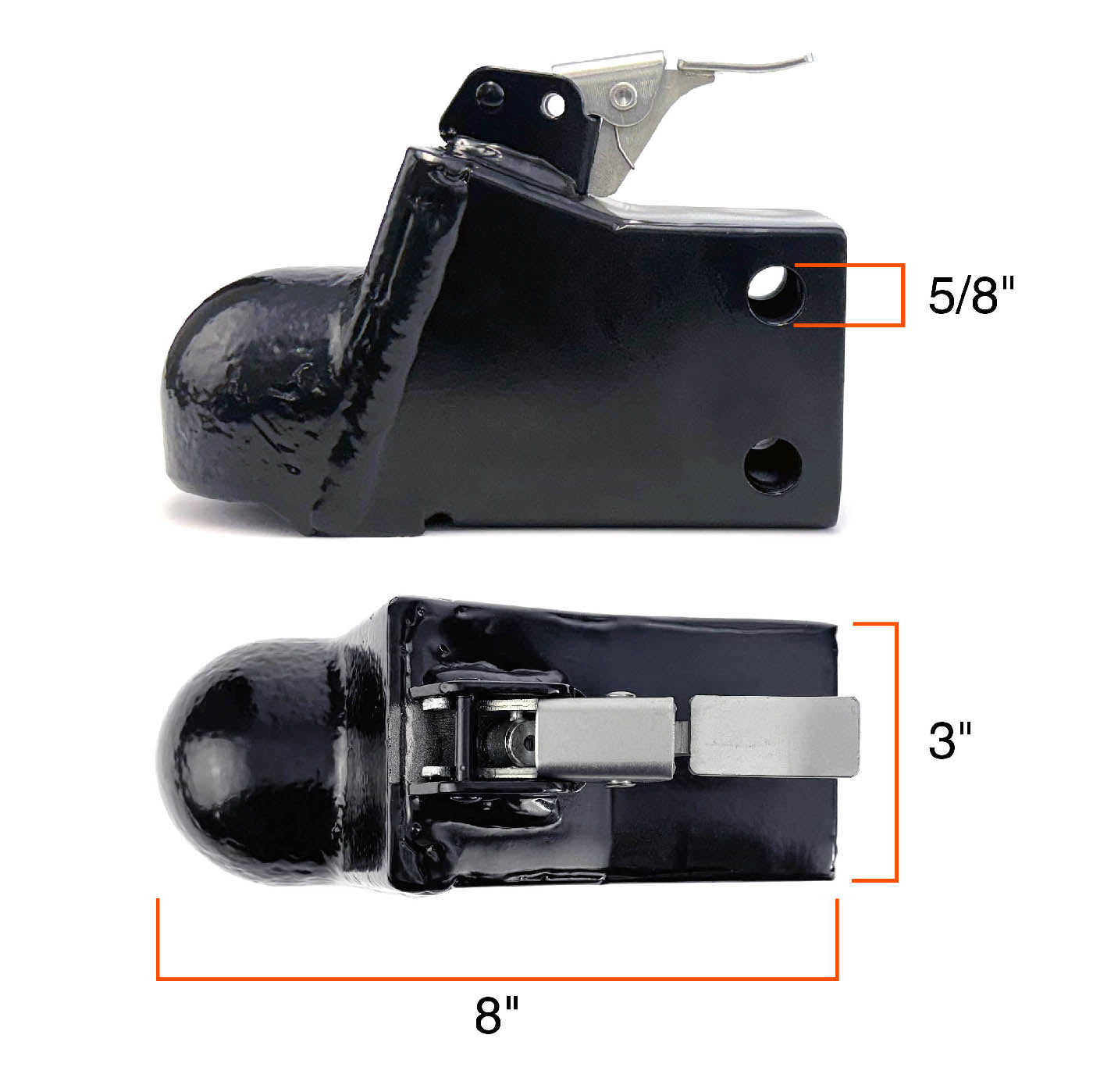 Coupleur de 2 5/16" 21K ajustable noir - RecreaShop