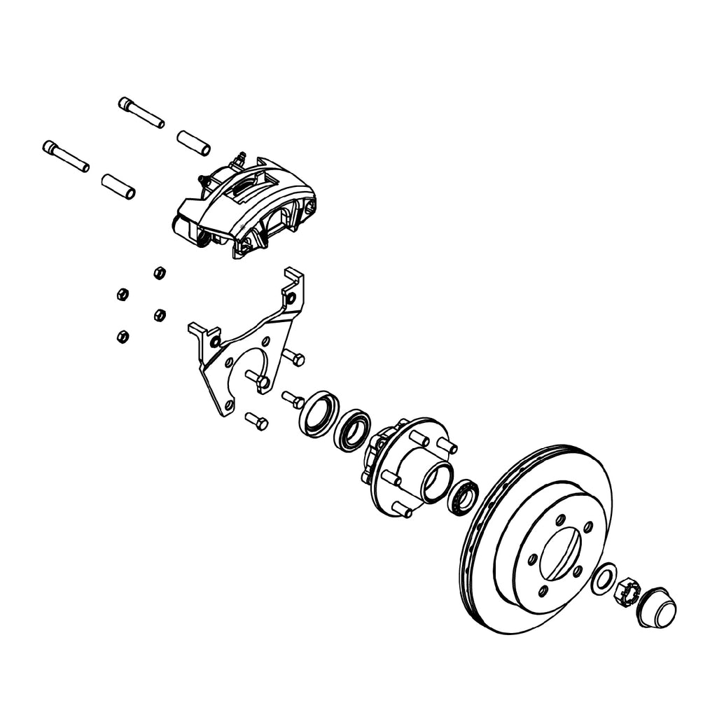 Ensemble de frein à disque 3,5K KODIAK - RecreaShop