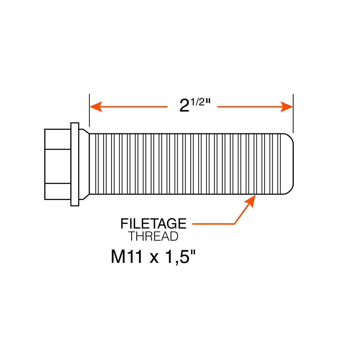 Boulon pour étrier acier inoxydable KODIAK - RecreaShop