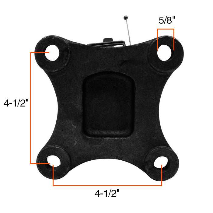 Coupleur 2 5/16" en fonte et plaque 4 trous 20K SMARTOW - RecreaShop