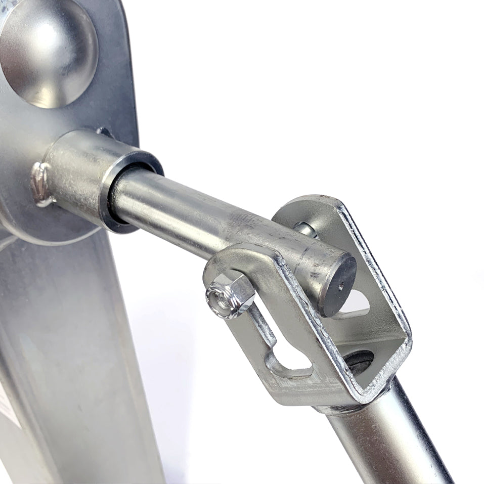 Vérin ajustable 12K 12 1/2" 2 vitesses zinc et tube carré 4" RAM - RecreaShop