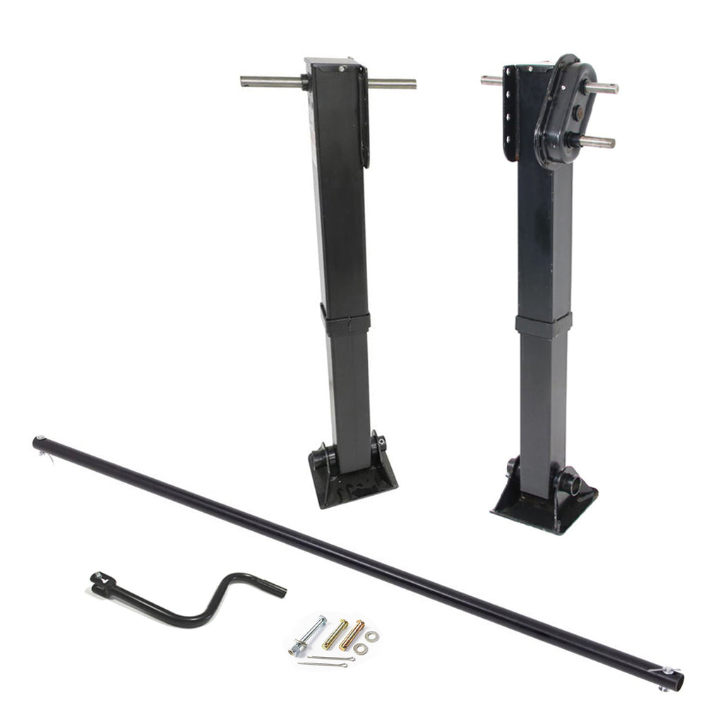 Vérin double 50K 18,9" sabot pivotant (quincaillerie et tige incluses) RAM - RecreaShop