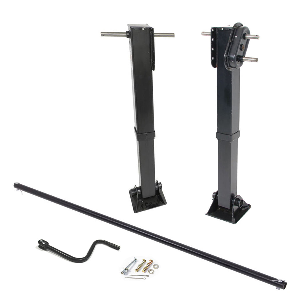 Vérin double 50K 18,9" sabot pivotant (quincaillerie et tige incluses) RAM - RecreaShop